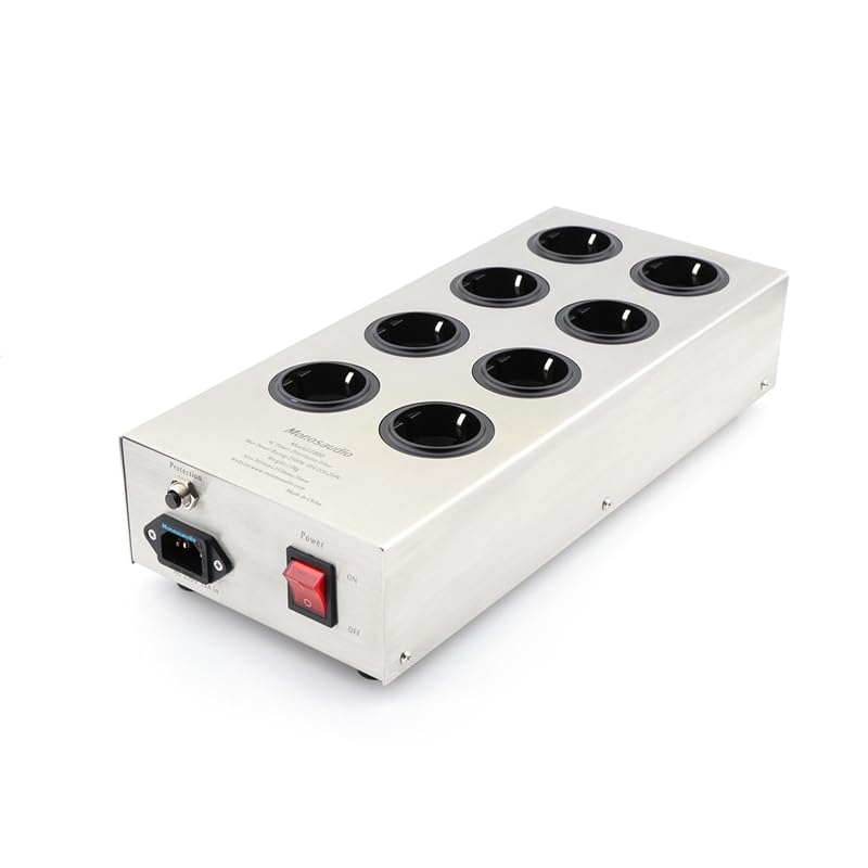Urządzenie filtrujące zasilanie AC E800 HiFi, 8-kierunkowy kondycjoner sieciowy, oczyszczacz mocy klasy audiofilskiej