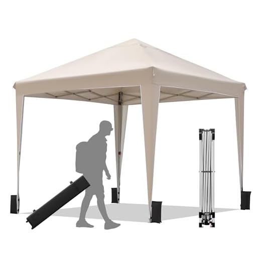Best beach umbrella shelter BONTEC Portable Pop-Up Canopy Tent
