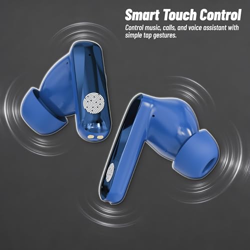 Image of AROMA TWS2 Nexon V5.4 Bluetooth Earbuds | Upto 60Hr Playtime, ENC, Dual Paring, Fast Charging, Heavy Bass