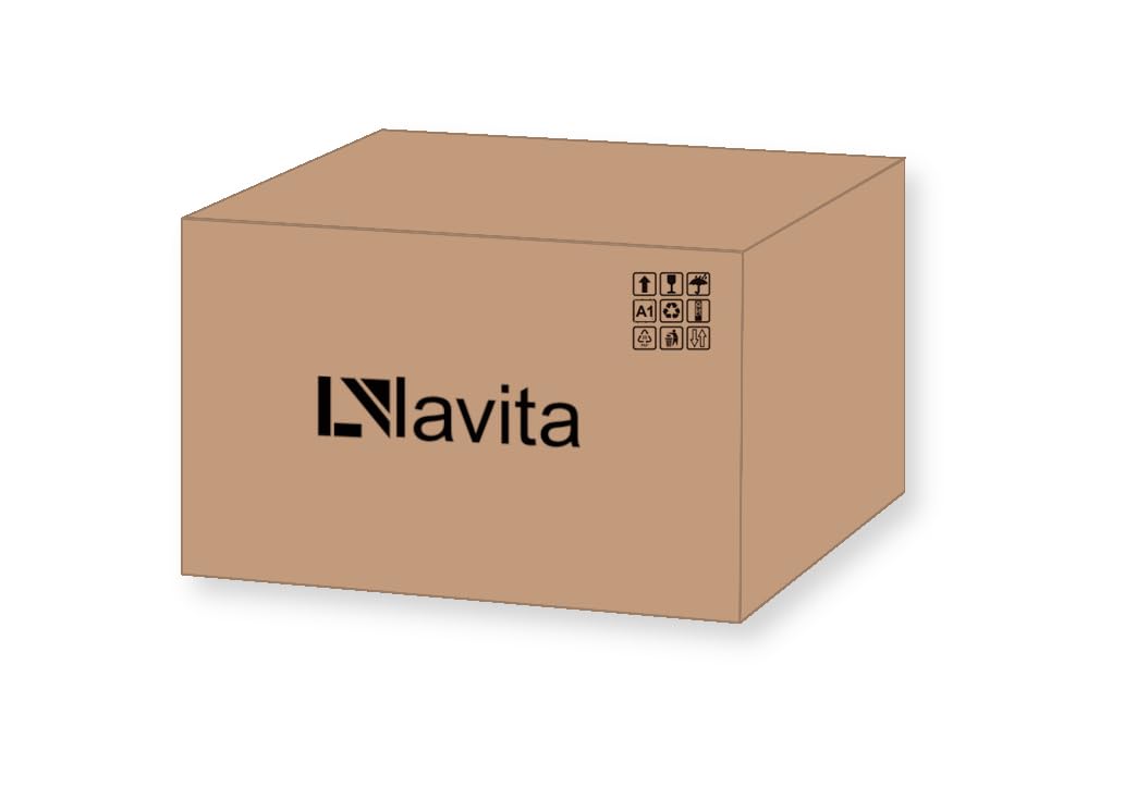 LAVITA Versoni Tornado 2.0 - Inodoro de pared con descenso automático y bisagras de metal, sin bordes, sistema de descarga suspendido, color negro