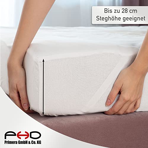 PHD Primera Matratzenschoner 200x200 cm - 60°C waschbar u. Allergiker-empfohlen für mehr Hygiene im Bett… – Bild 4