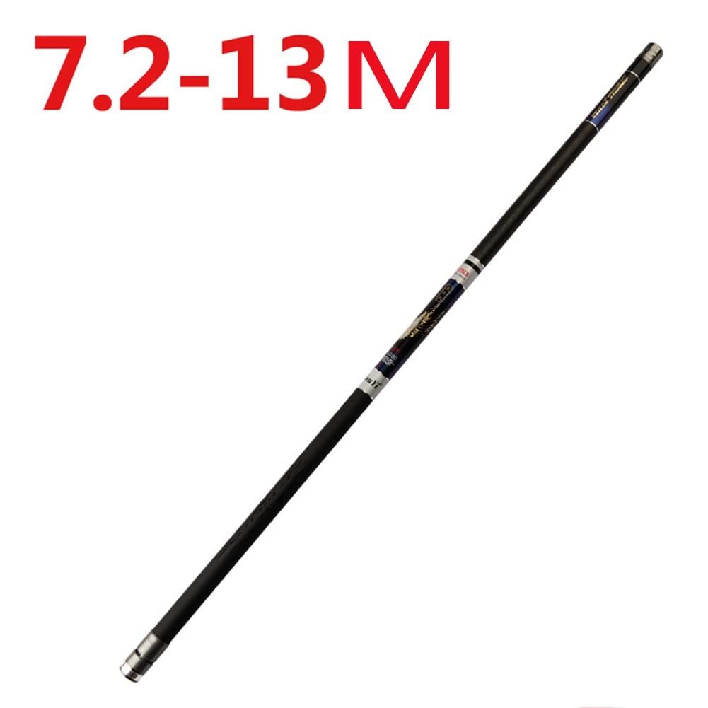 Power Hengel Set – 12m Telescopische Carbon Karper Hengel Met 2 Reserve Toppen – Geschikt Voor Vijver, Rivier En Meer