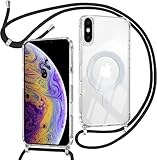 FIXATION MAGNETIQUE : l'étui est doté d'un anneau magnétique intégré et est compatible avec tous les accessoires magnétiques tels que les supports magnétiques pour voiture et les chargeurs magnétiques. Lorsque la fonction magnétique est utilisée, il n'est pas nécessaire de retirer l'étui