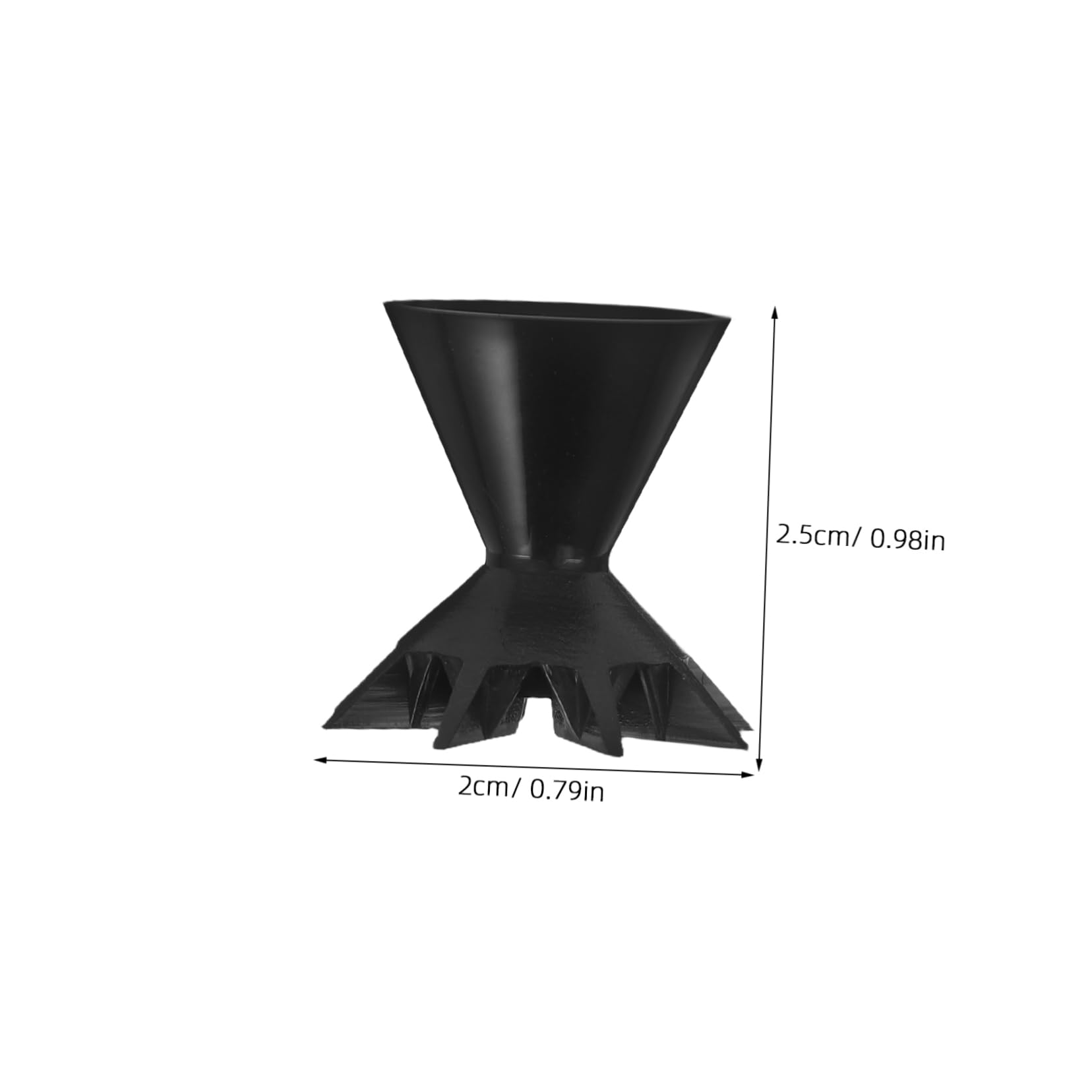 HOODANCOS Painting Cup Set 3pcs 7-Leg Funnel Split Cups Pour Painting Funnel Plastic Pour Funnel Paint Cup Set for Pouring Watering