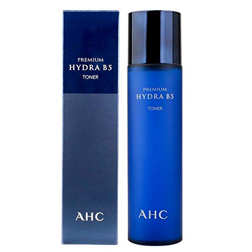 AHC Premium Hydra B5 Toner 120ml (4 oz), Containing Vitamin B5 Helps to Enhance the Strength to Keep Moisture with Dry Skin