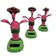3 Stück Auto Armaturenbrett Ornament,Auto Armaturenbrett Dekoration Solar Tanzende Flamingo Spielzeuge Solar Spielzeug Wackelfiguren für Autoinnenraum Home Office Desk Decor