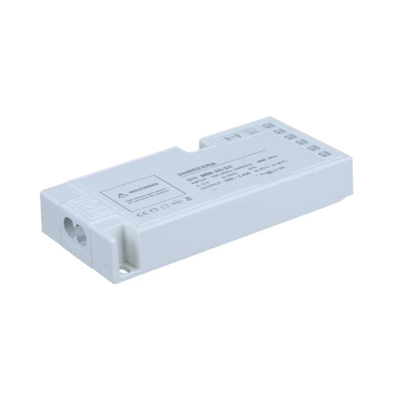 PWANUIGTE LED Wardrobe Cabinet Light Dedicated Power Supply 220 to 12V/24V with Transformer Interface Induction Switch(MW-36W-24V)
