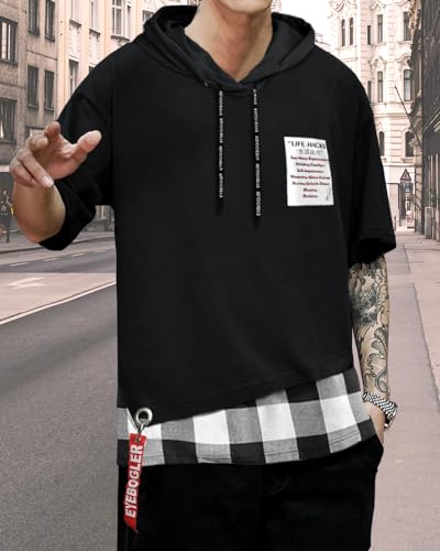 Image of Noble Monk Men's Round Neck Half Sleeve Oversized Printed Tshirt