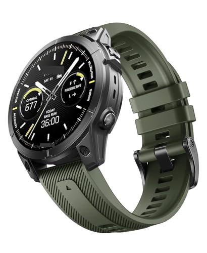 Bracelet Fenix 8 silicone de rechange 22mm pour montre connectée Garmin Forerunner 935