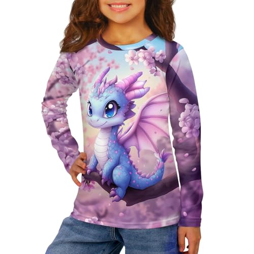 HUIACONG Boys Tee Shirts Kids Long Sleeve Shirts for Children Girls3