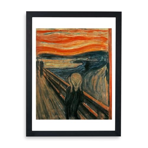 The Scream Edvard Munch Affiche encadrée grand format tableau mural