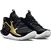 Under Armour Unisex Adult Jet '23 Basketball Shoe, (001) Black/Metallic Gold/Metallic Gold, 13.5 Women/12 Men US