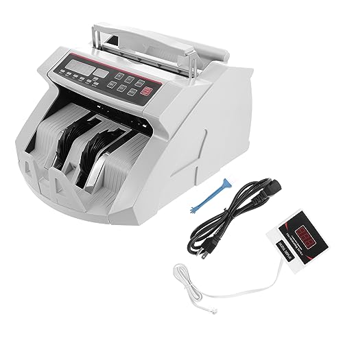 110V Professional Cash Register Currency Detector and Money Counting Machine Fast and Accurate Counting for Business Use Compatible