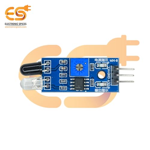 Image of Electronic Spices IR (Infrared) Obstacle Sensor Module Reflective Photoelectric Light Intensity DIY Kit for Arduino UNO
