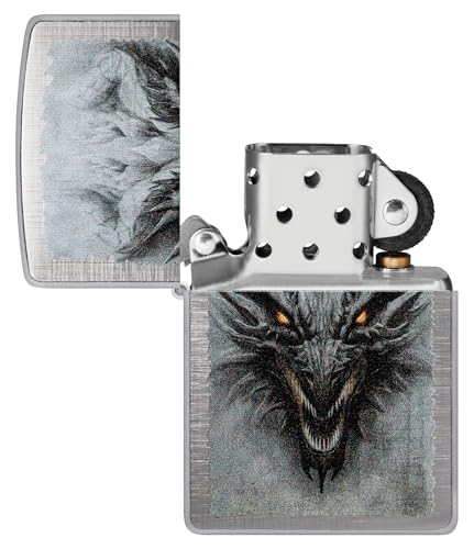 Encendedor de Bolsillo Zippo Dragon Linen Weave miniatura 4