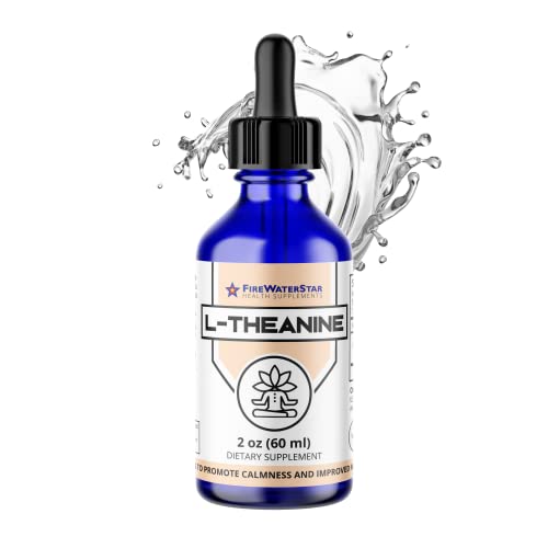 Image of FWS L Theanine Liquid Drops, 200mg 99% Pure Bioactive L-Theanine, Organic, Natural, Vegan, Non GMO Helps to Promote Calmness, Relaxation, Improved Mood, Restful Sleep, for Adults and Kids