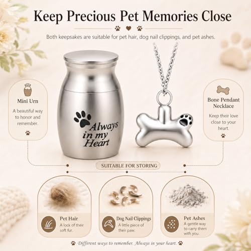 hooppoo Pet Memorial Gift Set for Loss of Dog Cat - image 6