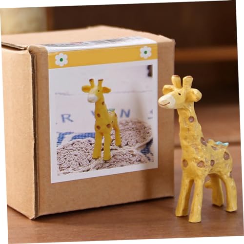 Statues de girafe en résine faites à la main pour décoration chic - 4