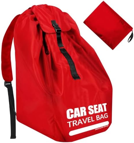 Car Seat Travel Bag for Airplane, Large Car Seat Bags for Air Travel with Comfort Padded Straps, Gate Check Storage Bag/Backpack for Carseat Airport, Carseat Cover Travel – Baby Travel Essential Car Seat Travel Bag for Airplane, Large Car Seat Bags for Air Travel with Comfort Padded Straps, Gate Check Storage Bag/Backpack for Carseat Airport, Carseat Cover Travel – Baby Travel Essential