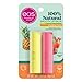 eos Super Soft Shea Stick Lip Balm - Strawberry Peach and Pineapple Passionfruit | Deeply Hydrates and Seals in Moisture | Sustainably-Sourced Ingredients | 0.14 oz | 2-Pack