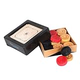 Precise KD Carrom Coins Carrommen Approved & Used by Carrom Federation of India, International Carro