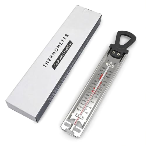 ChayWillow Stainless Steel Clip-on Candy & Deep Fry Thermometer