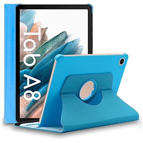 ebestStar - kompatibel mit Samsung Galaxy Tab A8 10.5 Hülle SM-X200 X205 Rotierende Schutzhülle Etui, Schutz Hülle Ständer, Rotating Case Cover