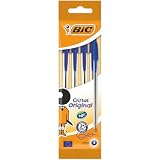 BiC Cristal medium - Bolígrafo de punta redonda, pack de 4 unidades