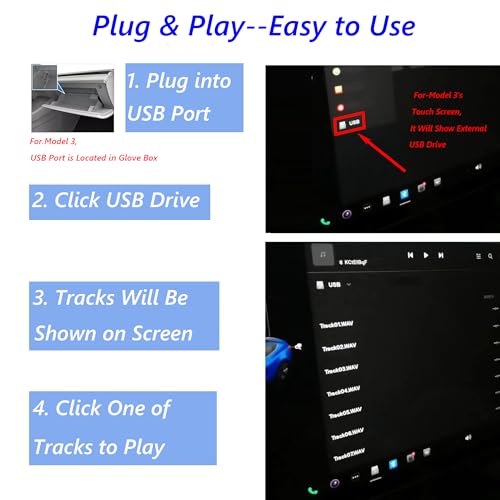 image for POSSPO CD DVD Player for Car with USB Port AUX Port, Portable External