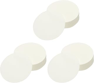 sourcing map 300 filtros de café, filtro de papel redondo desechable de 2.1 pulgadas, apto para uso en la oficina en casa y cafetera de goteo, color blanco