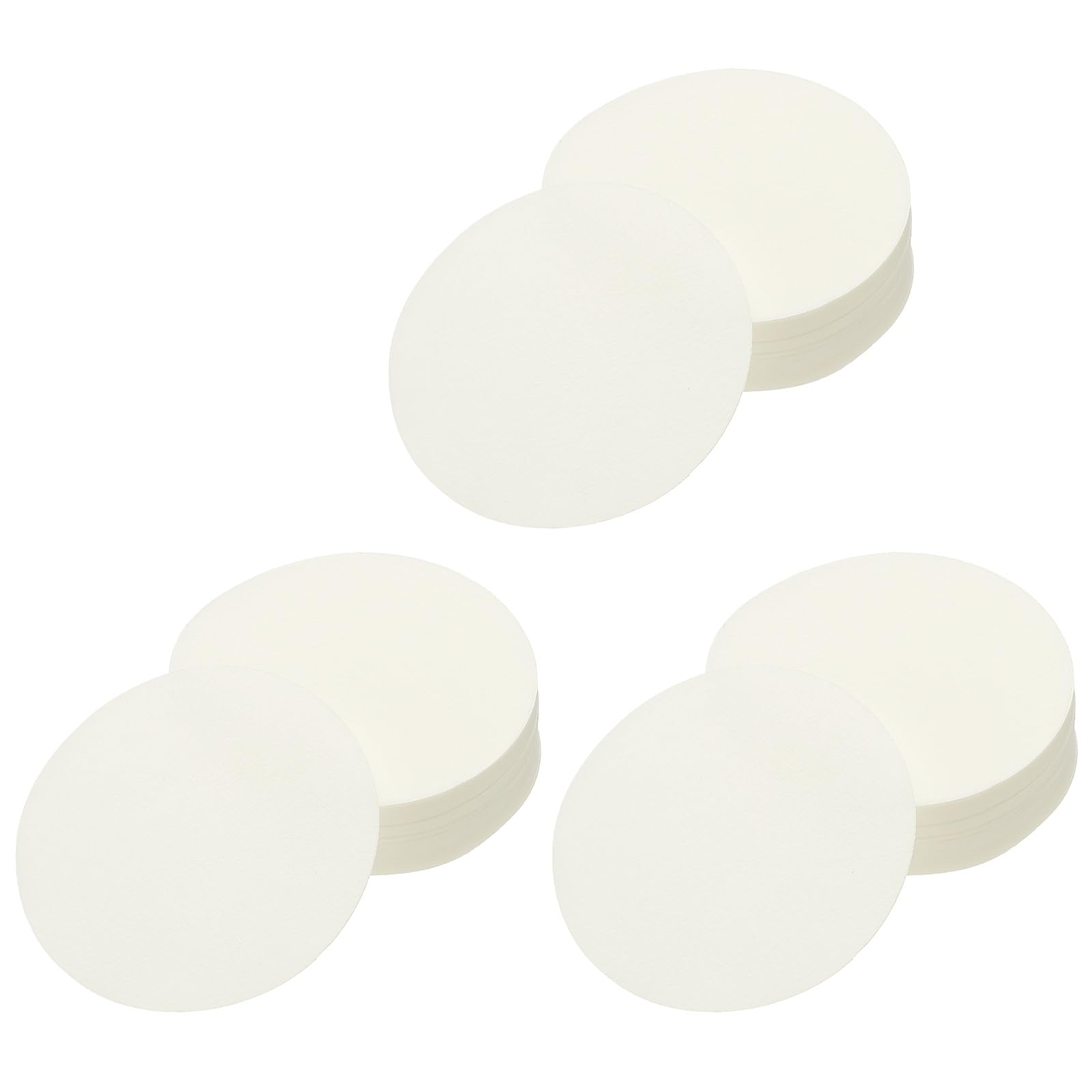 sourcing map 300Pcs Coffee Filter Papers,53mm Disposable Round Paper Filter, Suitable with Home Office Use and Drip Coffee Maker, White