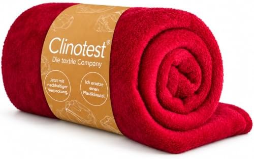 Clinotest XL Kuscheldecke 150x220 cm – Weiche Fleecedecke für Sofa und Bett | Flauschig & warm – Kochfeste Wohndecke im XL-Format, vielseitig als Sofadecke und Tagesdecke für gemüt