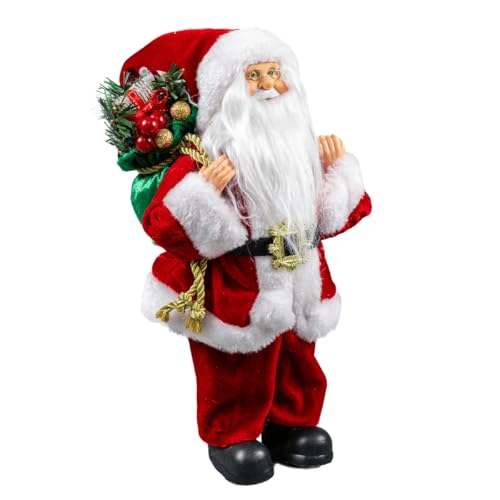 Magizi by Tuut, Decoração de Natal, Papai Noel Tradicional, 35cm, Vinho