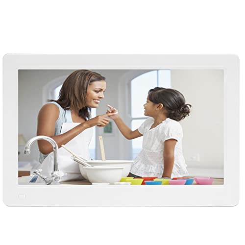 Marco De Fotos Digital De 13,3 Pulgadas, Marco De Fotos Digital Con Pantalla IPS De 1920 X 1080, Reproductor De Video Musical, Calendario, Reloj, Compatible Con USB Y Tarjeta SD, Con Control Remoto B Cover