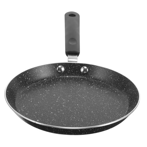 PartyKindom 1 pieza Sartén Antiadherente de Aluminio Mango Seguro para Tortillas y Pancakes para Cocina Diaria y Barbacoa