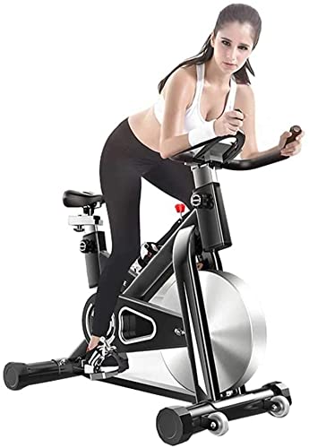 Image of Indoor Cycling Bike Stationary Exercise Bike Comfortable Seat Cushion for Home Cardio Workout Bike