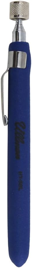 Ullman Devices HT-5BL Pocket Magnetic Pick-Up Tool with Power Cap, Lifts 2-1/2 lb, 5-1/2" to 25-1/2" Length, Neon Blue