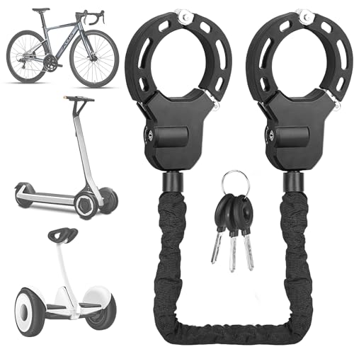 KOMABLEN Candado Patinete Electrico, Candado Bicicleta Antirrobo, Resistente Candado para Moto, Candado Esposas Bike Lock para Scooters, Bicicletas, Serrure à menottes pour scooter électrique