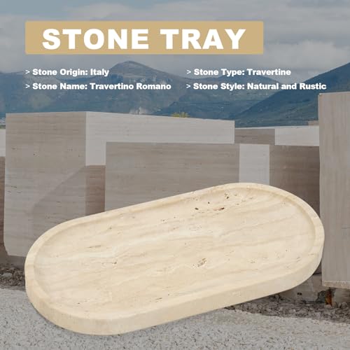 image for Koville Italian Travertine Tray, 12