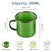 Juego de 4 tazas de esmalte, 350 ml Imagen de Juego de 4 tazas de esmalte, 350 ml