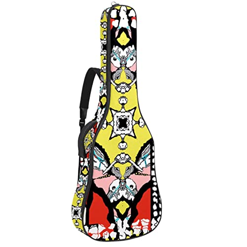 Étui de protection rembourré pour guitare acoustique classique Motif géométrique, Multicolore 03., 42.9×16.9×4.7 in… - Les Beatles, Paul McCartney, John Lennon, RIngo Starr, George Harrison Étui de protection rembourré pour guitare acoustique classique Motif géométrique, Multicolore 03., 42.9x16.9x4.7 in…