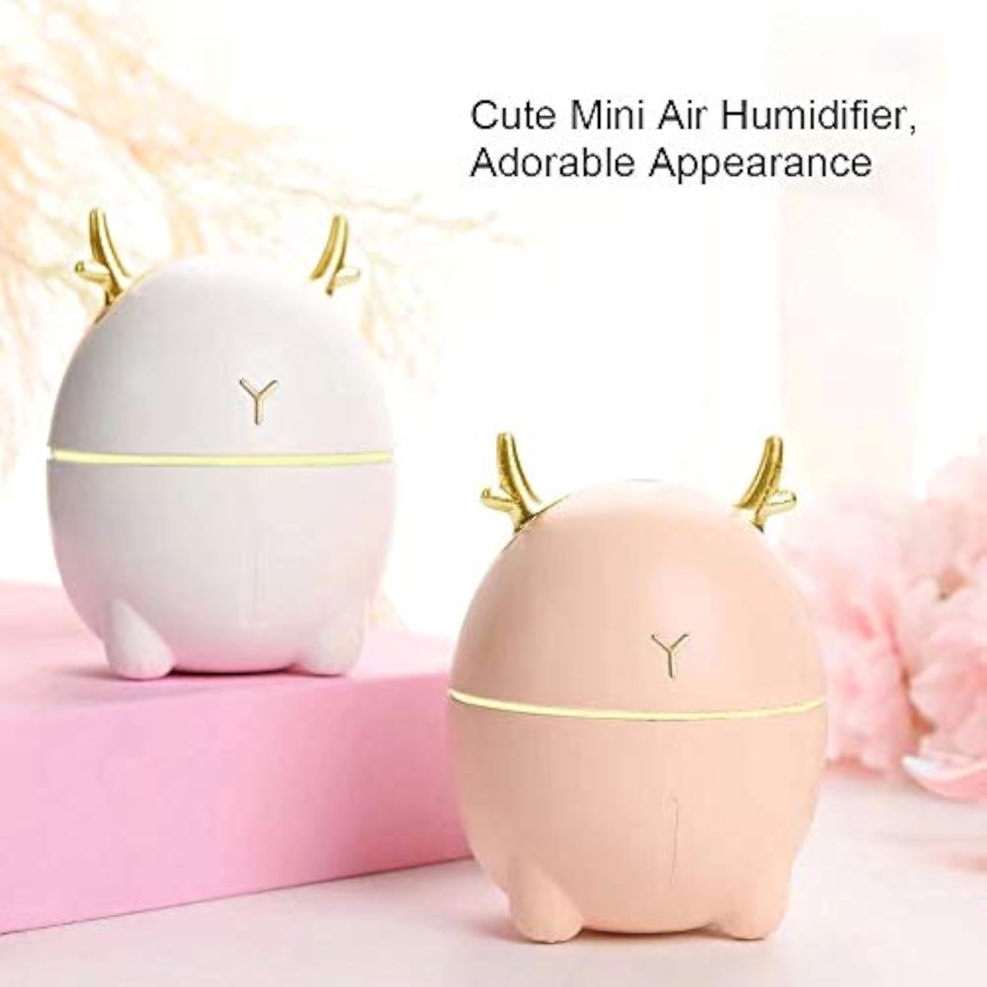 200ML Mini Air Humidifier, Deer-shaped Portable Design