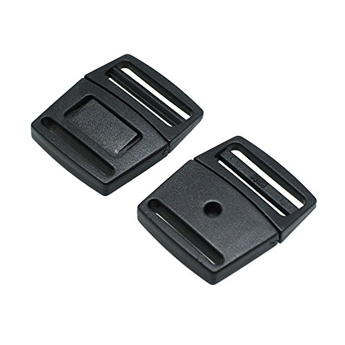 30Pcs 1/2" Plastic Side Release Center Buckles Backpack Straps Webbing 13Mm #TOP4