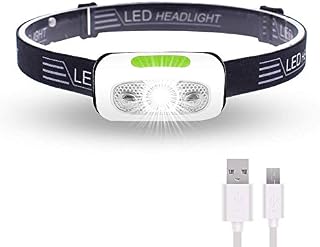 500 Lumens USB Rechargeable Headlamp,Lightweight,Super Bright LED Running Headlamp for Runner,Rainstorm Waterproof,Hoxida LED