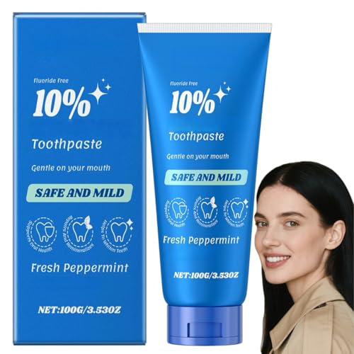 Image of Regenerate Enamel Science Advanced Hydroxyapatite Toothpaste with 10% Nano-Hydroxyapatite for Teeth Whitening,Enamel Repair&Fresh Breath,Mineralising,Fragrance Free Oral Gel for Long-Lasting Care