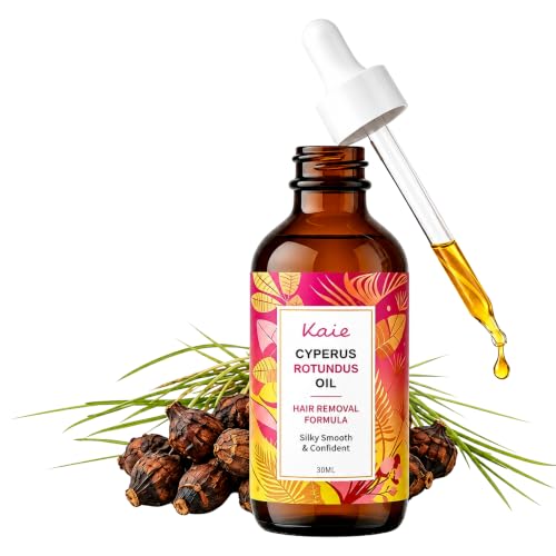 Image of Cyperus Rotundus Oil Hair Removal Spray for Women & Men | Cyprus Cypress Permanent Hair Reduction Oil for Face, Arms, Legs & Body | Lightweight & Non-Sticky | Suitable for Face & Body | Pack of 1