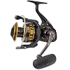 Daiwa BG2500 BG Saltwater Spinning Reel, 2500, 5.6: 1 Gear Ratio, 6+1 Bearings, 33.20 Retrieve Rate, 13.20 lb Max Drag,Black/gold