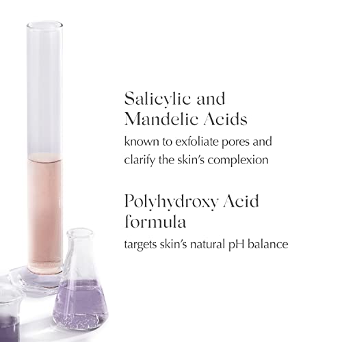 Exuviance Pore Clarifying Facial Cleanser With Salicylic, Mandelic And Polyhydroxy Acids, + Tea Tree Oil For Acne-Prone Skin, Soap-Free, 7.2 Fl. Oz. #TOP3