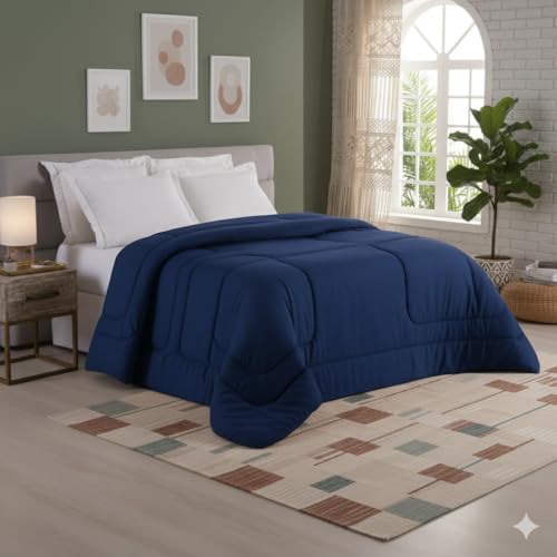 Edredom Dupla Face Liso Micropercal 400 Fios - Super Macio