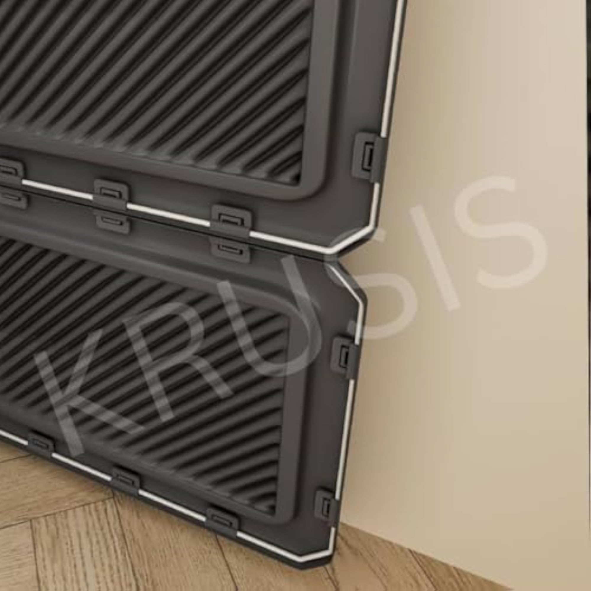 4 Plastic Shoe Rack for Home with Door Storage